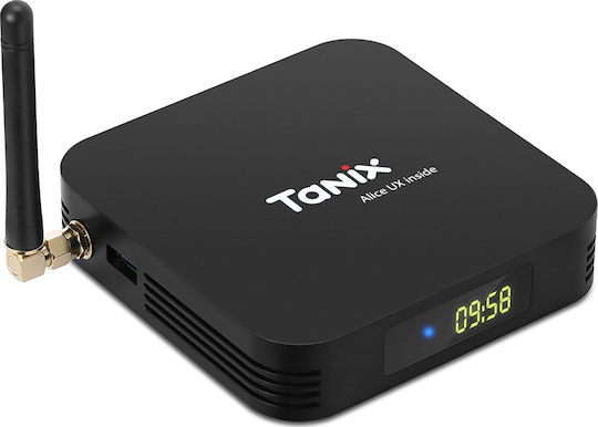 Tanix TV Box TX6 4K UHD με WiFi USB 2.0 / USB 3.0 4GB RAM και 64GB Αποθηκευτικό Χώρο με Λειτουργικό Android 9.0