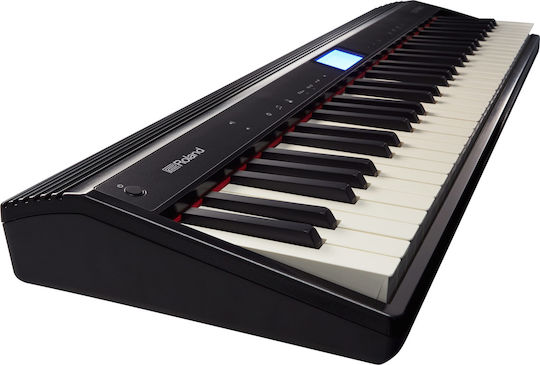 Roland Electric Stage Piano GO:PIANO with 61 Dynamically Keys Built-in Speakers and Connection with Headphones and Computer Black