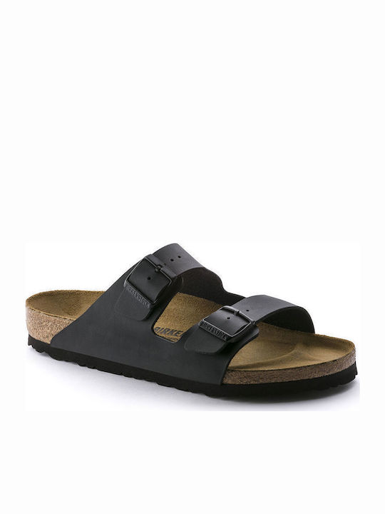Arizona Birko-Flor Ανδρικά Σανδάλια σε Μαύρο Χρώμα Narrow Fit