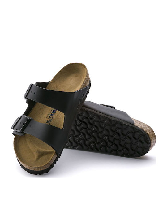 Arizona Birko-Flor Ανδρικά Σανδάλια σε Μαύρο Χρώμα Narrow Fit