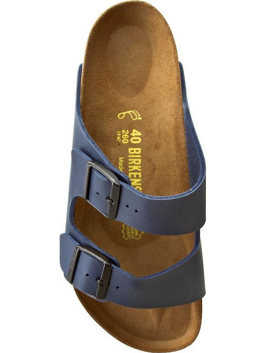 Arizona Birko-Flor Sandale pentru bărbați în Albastru Culoare Potrivire Regular