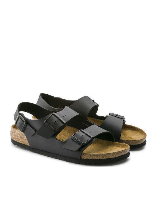 Milano Birko-Flor Men's Sandals Black Regular Fit