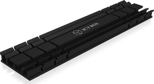 Icy Box Heat Sink for M.2 2210 SSD Ψύξη Μ.2 SSD Μαύρο