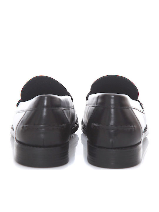 New Damon B Men's Leather Loafers Black