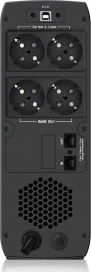 Powerwalker VI 1000 CSW UPS Line-Interactive 1000VA 600W με 4 Schuko Πρίζες
