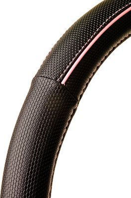 Car+ Car Steering Wheel Cover with Diameter 37-39cm Girly Synthetic Pink