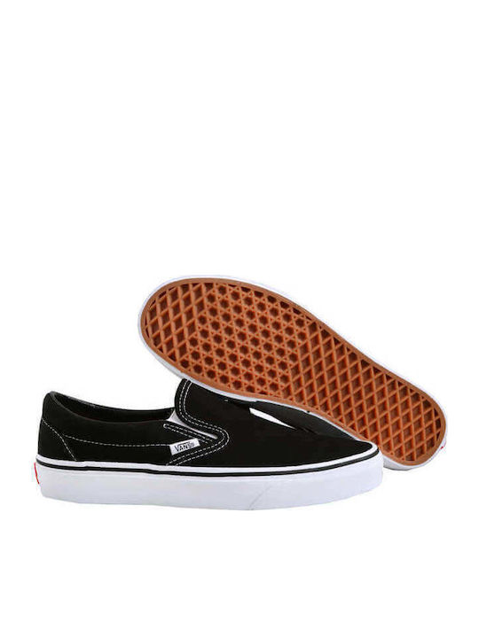 Men's Canvas Slip-Ons Black