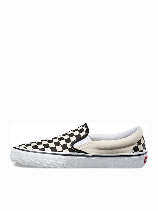 Checkerboard Πάνινα Ανδρικά Slip-On Λευκά