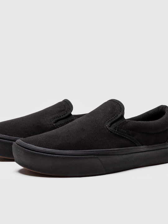 Comfycush Men's Canvas Slip-Ons Black