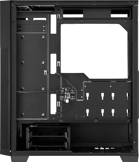 Sharkoon RGB Flow Gaming Midi Tower Computer Case with Side Window Black