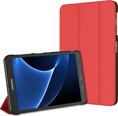 Tri-Fold Flip Cover Δερματίνης Κόκκινο (Galaxy Tab A 10.1 2016)