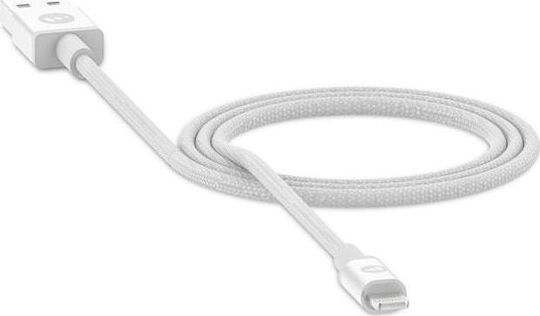 Mophie Braided USB to Lightning Cable Λευκό 1m (409903213)