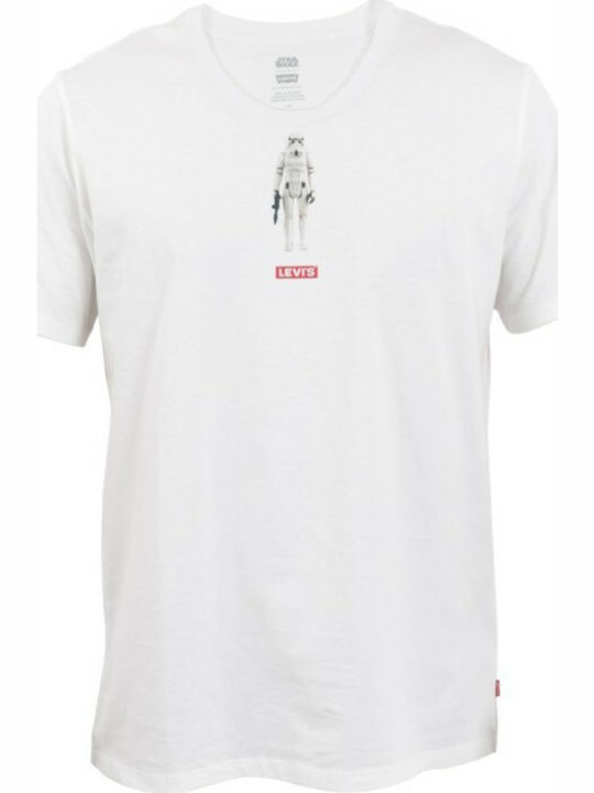 Levi's Star Wars Stormtrooper Graphic Ανδρικό T-shirt Λευκό με Λογότυπο