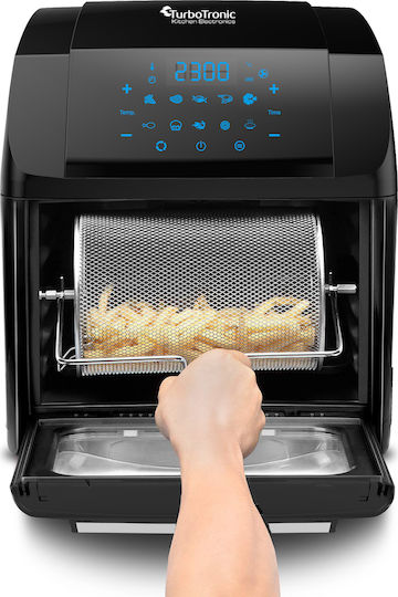 Turbotronic Multifunktionskocher 1500W mit Kapazität 12Es Schwarzer