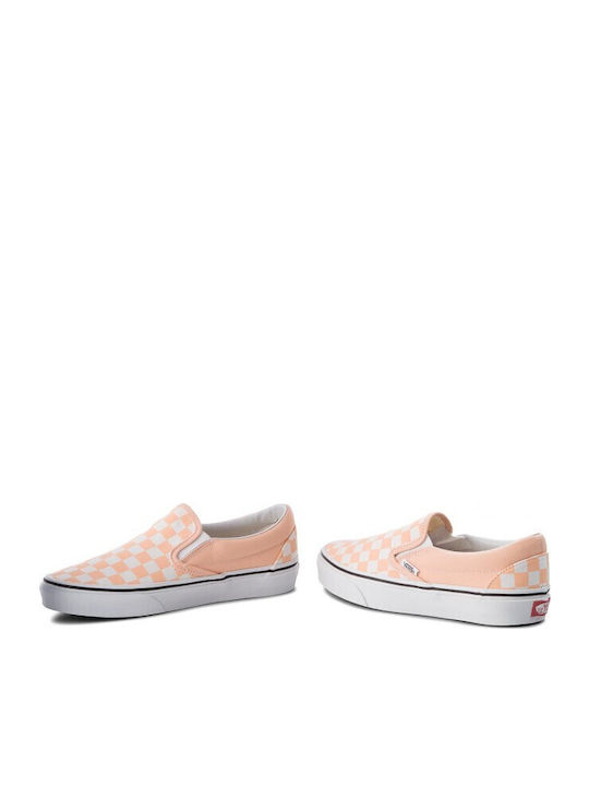 Checkerboard Classic Women's Slip-On Orange