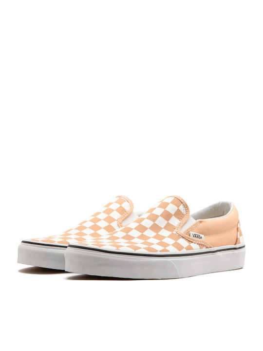 Checkerboard Classic Women's Slip-On Orange