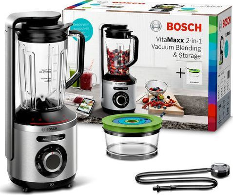 Bosch Serie 8 Mixer mit Tritan Kanäta 1,5 l 1000W Silber