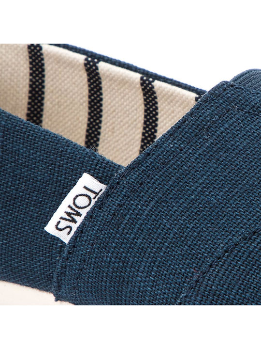 Classic Alpargatas Heritage Women's Fabric Espadrilles Navy Blue