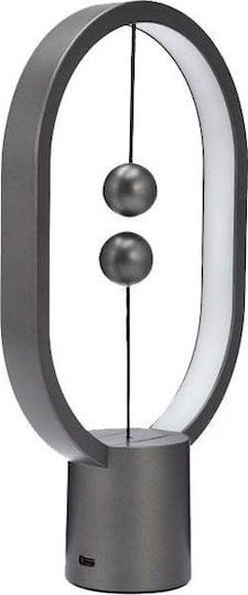 Allocacoc Διακοσμητικό Φωτιστικό Heng Balance Lamp Ellipse Mini LED Θερμό Λευκό 3500K 14x5x24εκ.