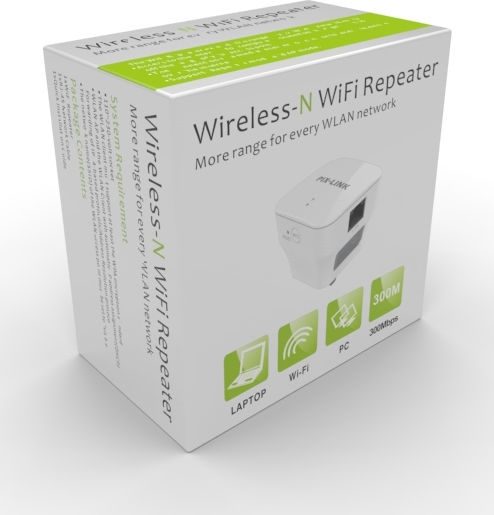 Pix-Link LV-WR12 WiFi Extender Single Band (2.4GHz) 300Mbps