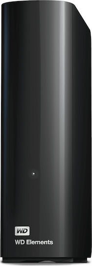 Western Digital Elements Desktop USB 3.0 External 3.5" HDD 12TB Black