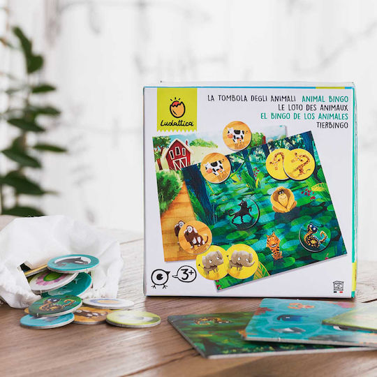 Board Game Animal Bingo 3+ Years Old (EN) Ludattica