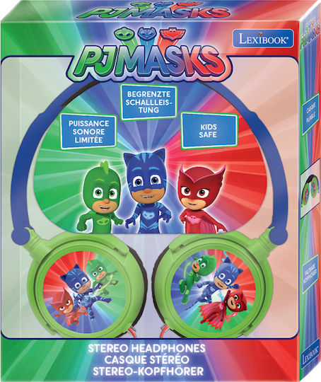Lexibook PJ Masks Ενσύρματα Παιδικά On Ear Ακουστικά Μπλε / Πράσινα