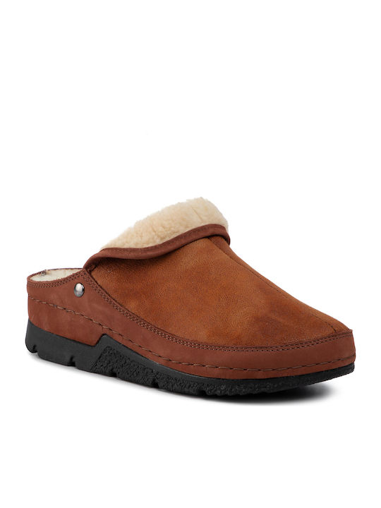 Berkemann Remonda Women's Slipper with Fur In Brown Colour