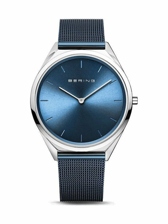 Bering Time Ultra Slim Ρολόι Μπαταρίας με Μεταλλικό Μπρασελέ Bering Time Ultra Slim Ρολόι Μπαταρίας με Μεταλλικό Μπρασελέ
