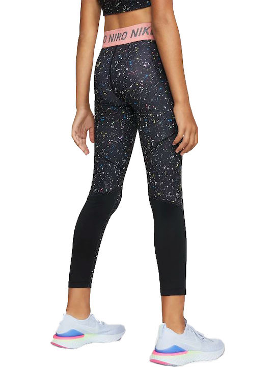 Kids Thermal Leggings Dri-Fit Black