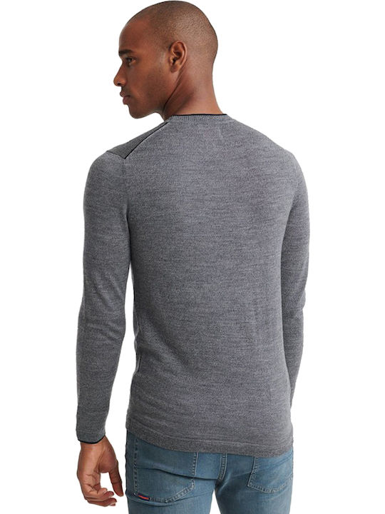 Superdry Edit Merino Men's Long Sleeve Blouse Gray