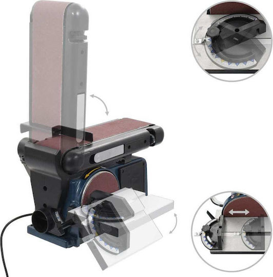 vidaXL Belt/Disk Sander 2980rpm 370W 144833