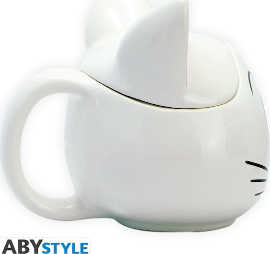 Abysse Sailor Moon - Artemis 3D Mug Ceramic with Lid White 350ml