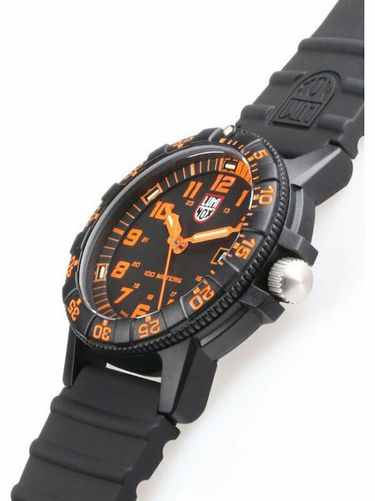 Sea Turtle Giant Men's Watch 44mm Battery with Black Rubber Strap