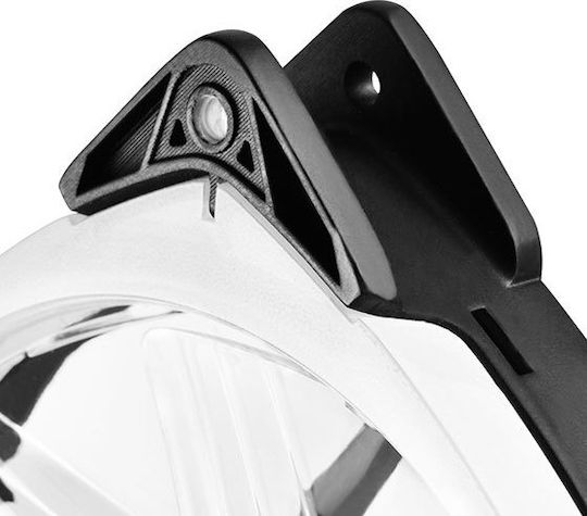 Silverstone SST-FW142 Case Fan 140mm (1500rpm / 60.54cfm) με RGB Φωτισμό και Σύνδεση 4-Pin PWM