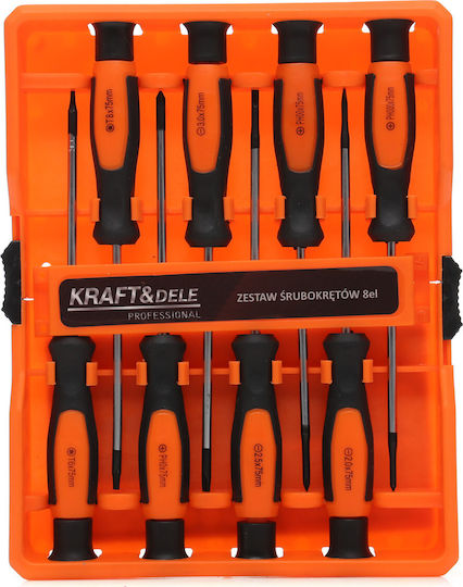 Kraft & Dele Set 8 Screwdrivers