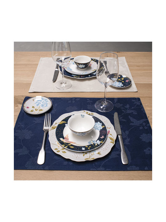 Laura Ashley Midnight Placemat Fabric Blue 50x35cm 1pcs