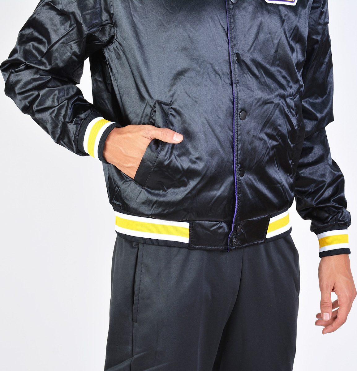 nike nba los angeles lakers courtside jacket