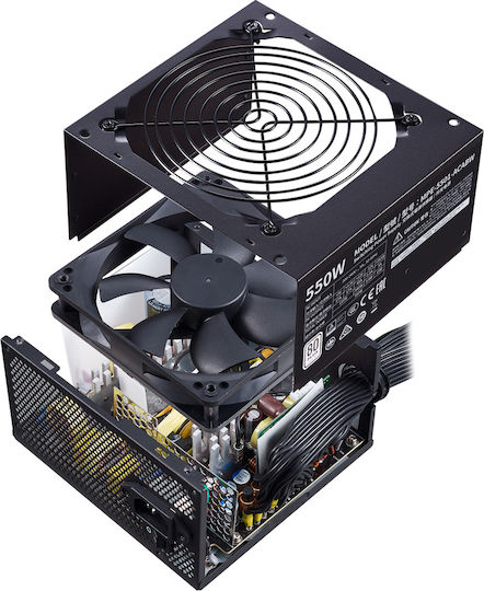 CoolerMaster MWE 550 rev. 2.0 550W White Computer Power Supply Full Wired 80 Plus Standard