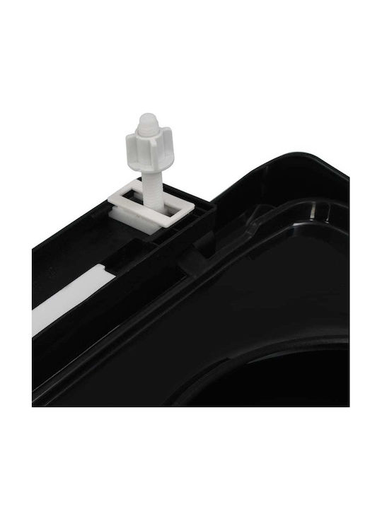 vidaXL Καπάκι Λεκάνης Soft Close Πλαστικό 45x35cm Μαύρο