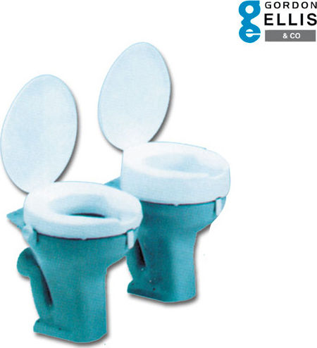 Gordon Ellis & Co Ashby Deluxe Toilet Seat Riser with Cap 10cm