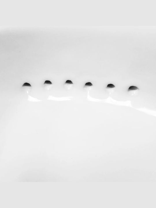 vidaXL Urinal Bottom Siphon White