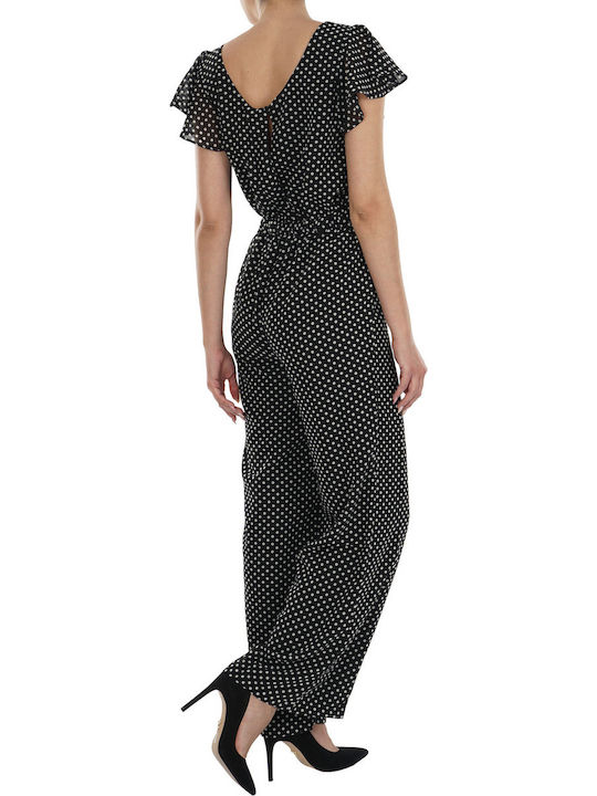 Only Women's Short-sleeved One-piece Suit Black Dots