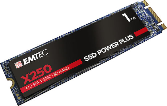 Emtec X250 SSD 1TB M.2 Type with SATA III Connection ECSSD1TX250