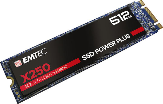 Emtec X250 SSD 512GB Тип M.2 С Връзка SATA III ECSSD512GX250