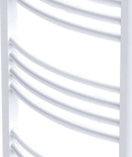 vidaXL Curved Handtuchhalter Badezimmer 1160x500 404kcal/h Weiß