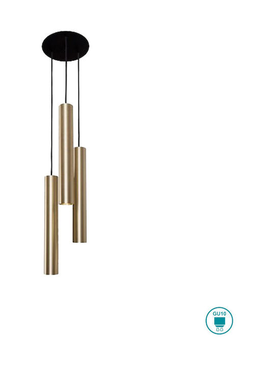 Nowodvorski Eye Pendant Light Three-Light for Socket GU10 Black