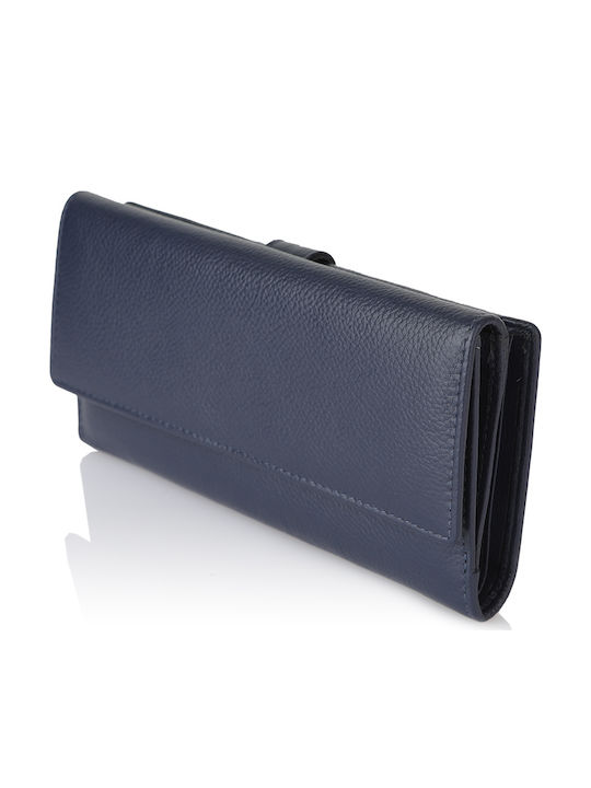 Large Women's Wallet Classic Navy Blue