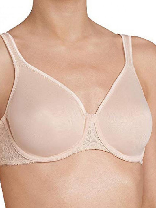 Comfort Minimizer Minimizer Bra without Padding Underwire Beige