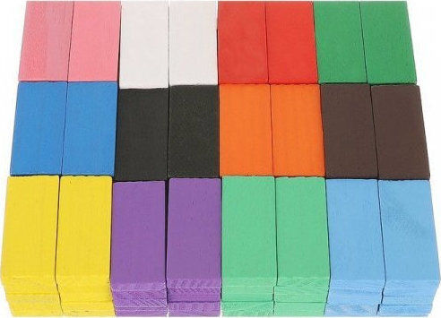 Настолна игра Ξύλινο Ντόμινο за 2+ играчи 3+ години (EN) Kruzzel